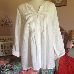 NWOT White blouse